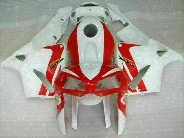 Cheapest 2005-2006 Red White Honda CBR600RR Motor Fairings UK