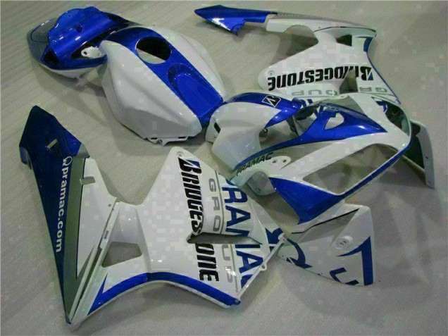 Cheapest 2005-2006 White Blue Honda CBR600RR Motorcycle Fairing Kits UK
