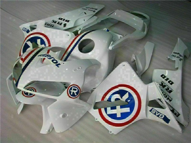 Cheapest 2005-2006 White Honda CBR600RR Bike Fairings UK Cheapest 2005-2006 White Honda CBR600RR Bike Fairings UK