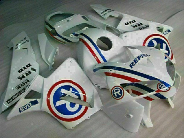 Cheapest 2005-2006 White Honda CBR600RR Bike Fairings UK Cheapest 2005-2006 White Honda CBR600RR Bike Fairings UK