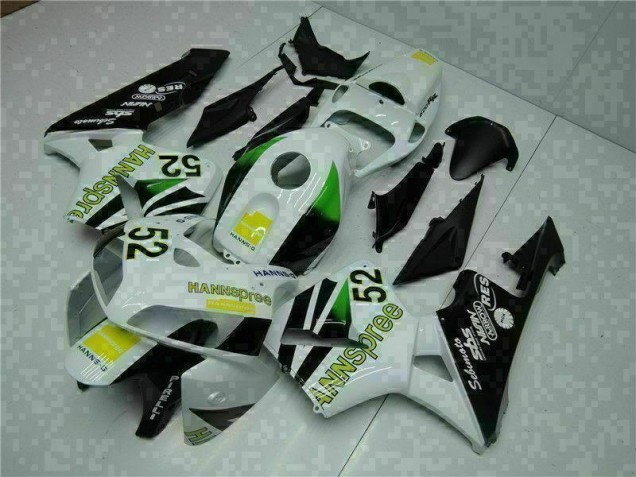 Cheapest 2005-2006 White Yellow Green 52 Honda CBR600RR Motorcycle Bodywork UK