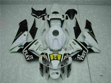Cheapest 2005-2006 White Playboy 14 Honda CBR600RR Motorcycle Replacement Fairings UK