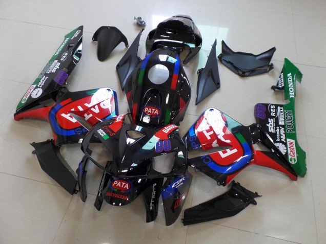 Cheapest 2005-2006 Black Red Pata Honda CBR600RR Motorbike Fairings UK Cheapest 2005-2006 Black Red Pata Honda CBR600RR Motorbike Fairings UK