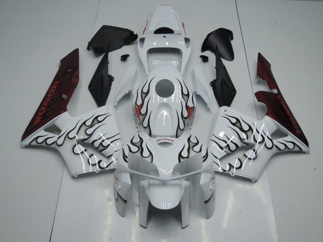 Cheapest 2005-2006 Black Flame Honda CBR600RR Motorbike Fairing UK Cheapest 2005-2006 Black Flame Honda CBR600RR Motorbike Fairing UK