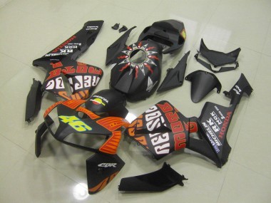 Cheapest 2005-2006 Matte Black Rossi Honda CBR600RR Motorbike Fairing UK
