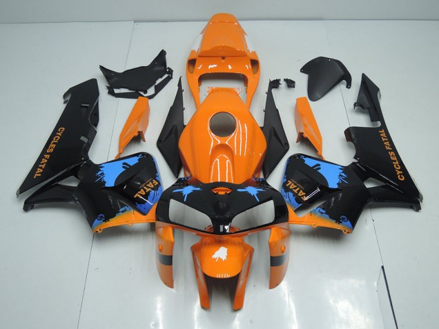 Cheapest 2005-2006 Orange Black Honda CBR600RR Motorcycle Fairings UK Cheapest 2005-2006 Orange Black Honda CBR600RR Motorcycle Fairings UK