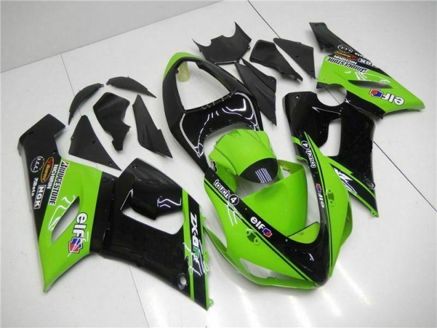 Cheapest 2005-2006 Green Kawasaki ZX6R Motorcycle Fairings Kit UK Cheapest 2005-2006 Green Kawasaki ZX6R Motorcycle Fairings Kit UK