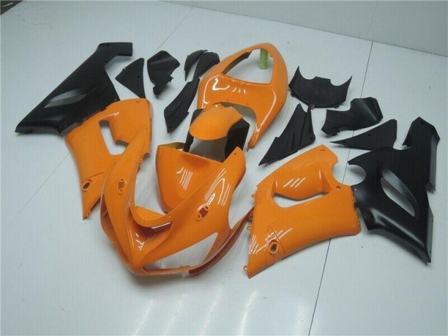 Cheapest 2005-2006 Orange Black Kawasaki ZX6R Bike Fairings UK Cheapest 2005-2006 Orange Black Kawasaki ZX6R Bike Fairings UK