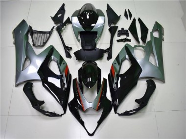 Cheapest 2005-2006 Black Silver Suzuki GSXR 1000 Motorcycle Fairing Kit UK