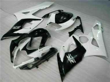 Cheapest 2005-2006 White Black Suzuki GSXR 1000 Motor Fairings UK