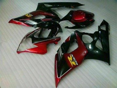 Cheapest 2005-2006 Red Black Suzuki GSXR 1000 Bike Fairing Kit UK