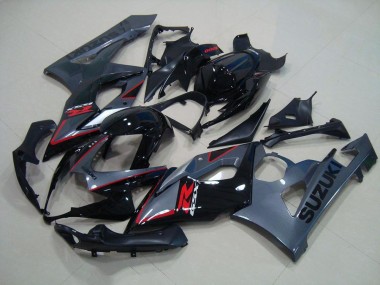 Cheapest 2005-2006 Black Red Decals Suzuki GSXR 1000 Moto Fairings UK