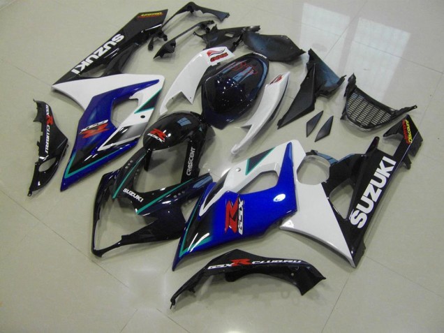 Cheapest 2005-2006 Blue White Suzuki GSXR 1000 Motorcycle Fairings Kit UK Cheapest 2005-2006 Blue White Suzuki GSXR 1000 Motorcycle Fairings Kit UK