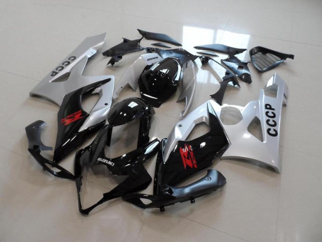 Cheapest 2005-2006 Silver Black Suzuki GSXR 1000 Moto Fairings UK Cheapest 2005-2006 Silver Black Suzuki GSXR 1000 Moto Fairings UK