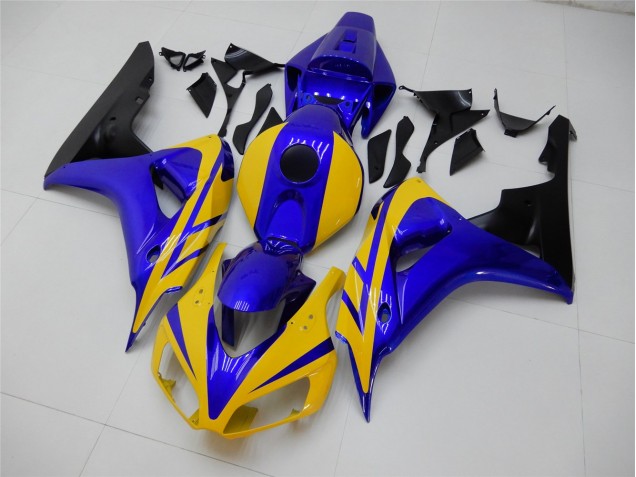 Cheapest 2006-2007 Yellow Blue Honda CBR1000RR Replacement Motorcycle Fairings UK