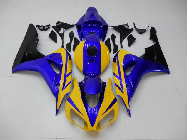 Cheapest 2006-2007 Yellow Blue Honda CBR1000RR Replacement Motorcycle Fairings UK