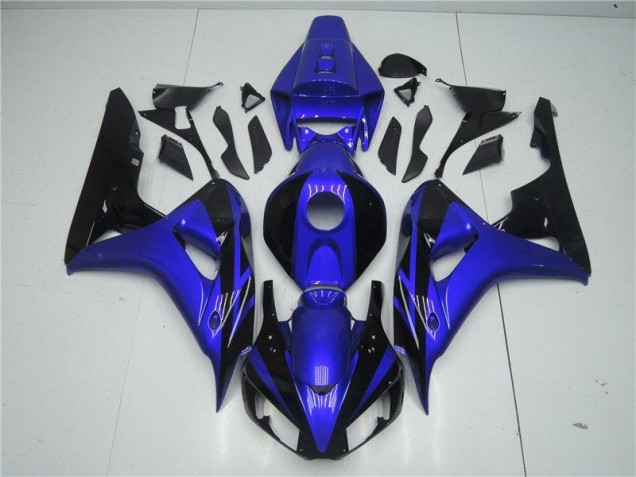 Cheapest 2006-2007 Blue Black Honda CBR1000RR Moto Fairings UK