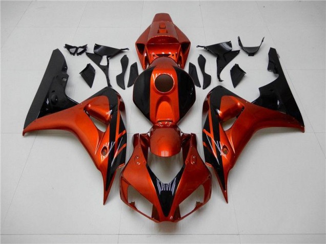 Cheapest 2006-2007 Orange Black Honda CBR1000RR Motorcycle Fairings Kit UK Cheapest 2006-2007 Orange Black Honda CBR1000RR Motorcycle Fairings Kit UK