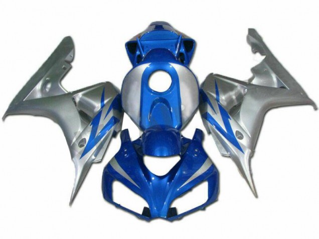 Cheapest 2006-2007 Blue Silver Honda CBR1000RR Motorcycle Fairings Kits UK Cheapest 2006-2007 Blue Silver Honda CBR1000RR Motorcycle Fairings Kits UK