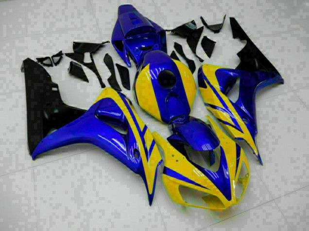 Cheapest 2006-2007 Blue Yellow Honda CBR1000RR Motorcycle Replacement Fairings UK