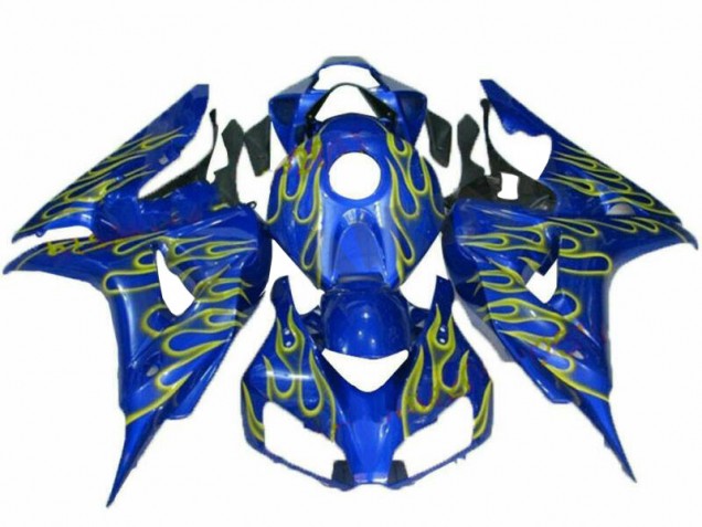 Cheapest 2006-2007 Yellow Flame Blue Honda CBR1000RR Replacement Fairings UK Cheapest 2006-2007 Yellow Flame Blue Honda CBR1000RR Replacement Fairings UK