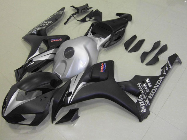Cheapest 2006-2007 Matte Black Silver Honda CBR1000RR Motorcycle Fairing Kit UK