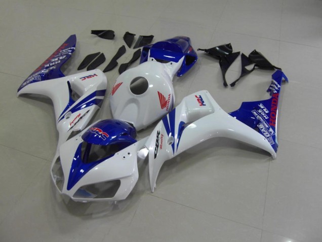 Cheapest 2006-2007 Pearl White Blue Honda CBR1000RR Motorcycle Fairings Kits UK Cheapest 2006-2007 Pearl White Blue Honda CBR1000RR Motorcycle Fairings Kits UK
