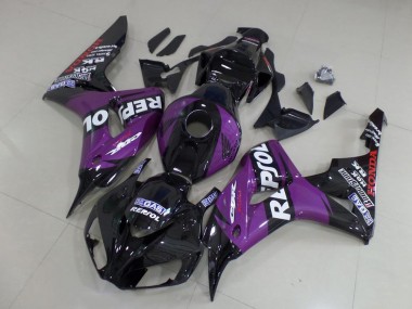 Cheapest 2006-2007 Purple Repsol Honda CBR1000RR Motorcyle Fairings UK