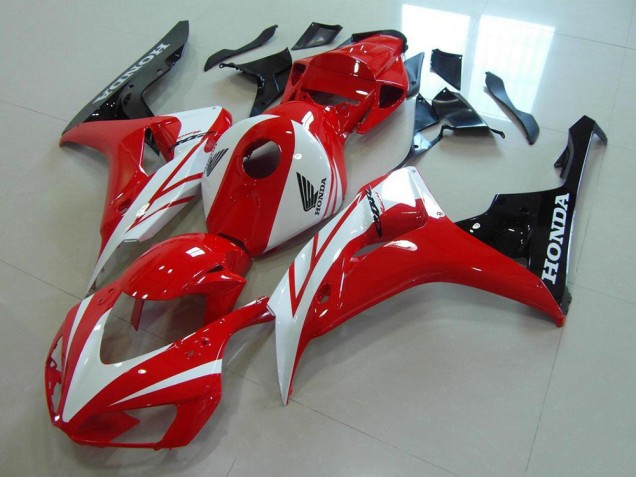 Cheapest 2006-2007 Red White Honda CBR1000RR Motorcycle Fairing Kits UK