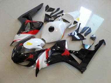 Cheapest 2006-2007 White Black with No Sticker Honda CBR1000RR Bike Fairing Kit UK