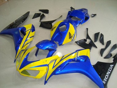 Cheapest 2006-2007 Yellow Blue Black Honda CBR1000RR Moto Fairings UK