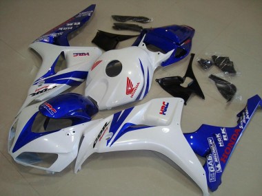 Cheapest 2006-2007 White and Blue Honda CBR1000RR Replacement Fairings UK