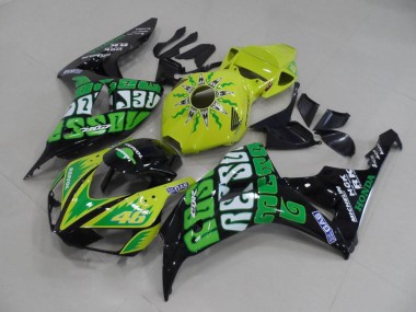 Cheapest 2006-2007 Yellow Green Rossi Honda CBR1000RR Motor Fairings UK