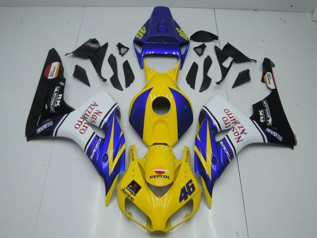 Cheapest 2006-2007 Yellow Nastro Honda CBR1000RR Motorcycle Fairings Kit UK Cheapest 2006-2007 Yellow Nastro Honda CBR1000RR Motorcycle Fairings Kit UK