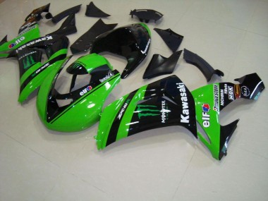 Cheapest 2006-2007 Green Monster Race Kawasaki ZX10R Motorcycle Fairings Kit UK