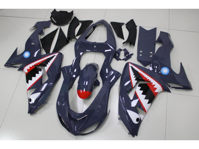 Cheapest 2006-2007 Grey Shark Kawasaki ZX10R Replacement Fairings UK Cheapest 2006-2007 Grey Shark Kawasaki ZX10R Replacement Fairings UK