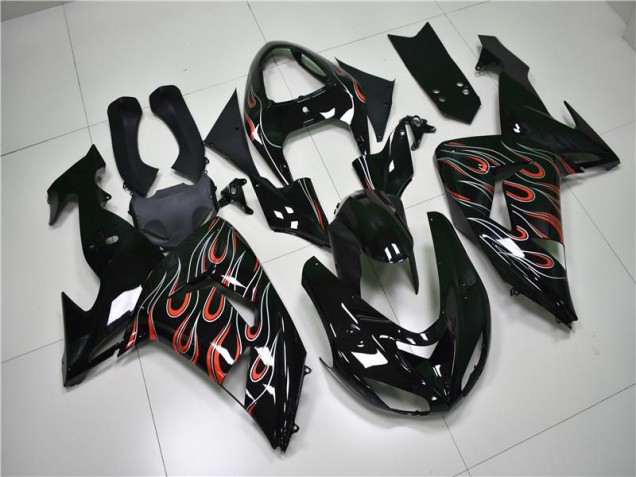 Cheapest 2006-2007 Black Grey Red Kawasaki ZX10R Motorbike Fairing UK Cheapest 2006-2007 Black Grey Red Kawasaki ZX10R Motorbike Fairing UK