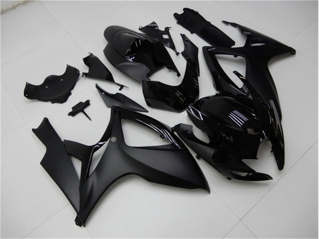 Cheapest 2006-2007 Matte Black Suzuki GSXR 600/750 Bike Fairings UK