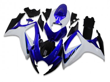 Cheapest 2006-2007 Blue White Suzuki GSXR 600/750 Motorbike Fairing UK