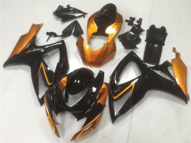 Cheapest 2006-2007 Black Orange Suzuki GSXR 600/750 Motor Fairings UK