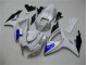 Cheapest 2006-2007 White Blue Suzuki GSXR 600/750 Motorcylce Fairings UK