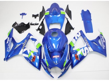 Cheapest 2006-2007 Blue White Suzuki GSXR 600/750 Motorcycle Fairings UK