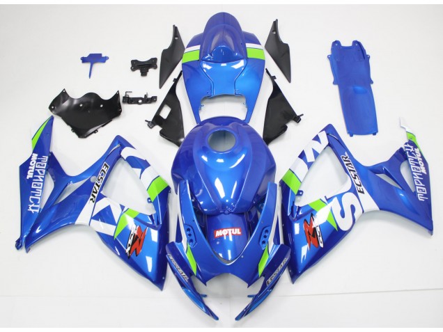 Cheapest 2006-2007 Blue White Suzuki GSXR 600/750 Motorcycle Fairings UK Cheapest 2006-2007 Blue White Suzuki GSXR 600/750 Motorcycle Fairings UK