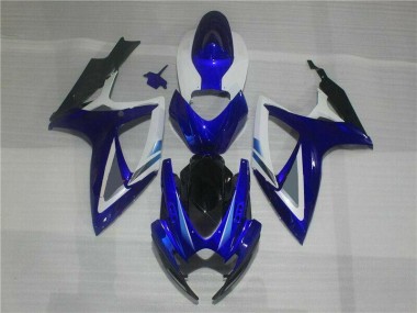 Cheapest 2006-2007 Blue White Suzuki GSXR 600/750 Bike Fairing UK