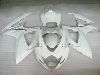 Cheapest 2006-2007 Pearl White Suzuki GSXR 600/750 Motorbike Fairing UK