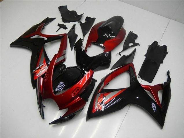 Cheapest 2006-2007 Red Black Suzuki GSXR 600/750 Motor Bike Fairings UK Cheapest 2006-2007 Red Black Suzuki GSXR 600/750 Motor Bike Fairings UK