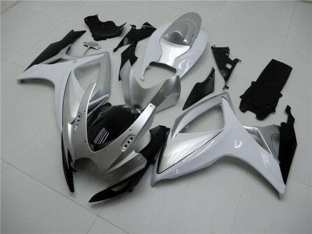 Cheapest 2006-2007 Silver Suzuki GSXR 600/750 Motorcycle Fairings Kits UK Cheapest 2006-2007 Silver Suzuki GSXR 600/750 Motorcycle Fairings Kits UK