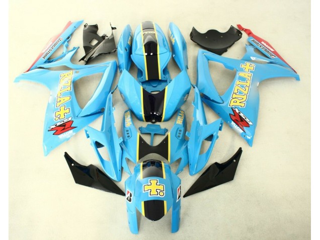 Cheapest 2006-2007 Blue Black Suzuki GSXR 600/750 Replacement Fairings UK