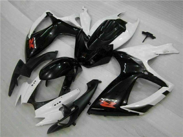 Cheapest 2006-2007 White Black Suzuki GSXR 600/750 Motorcycle Fairings Kit UK Cheapest 2006-2007 White Black Suzuki GSXR 600/750 Motorcycle Fairings Kit UK