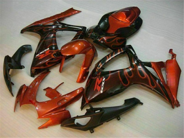Cheapest 2006-2007 Red Suzuki GSXR 600/750 Motorbike Fairings UK